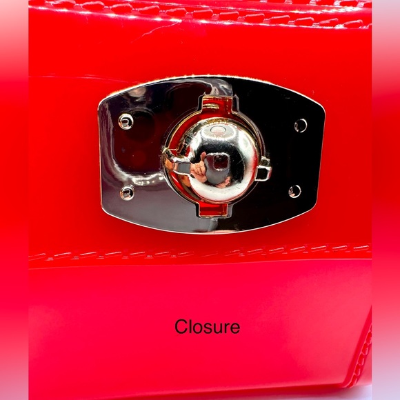 Adorable Mini Red Jelly Handbag, Good Preowned Condition - Picture 4 of 7